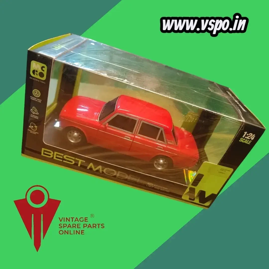 Red colour Lada vaz 2107 metal diecast model car 1:24 scale 4