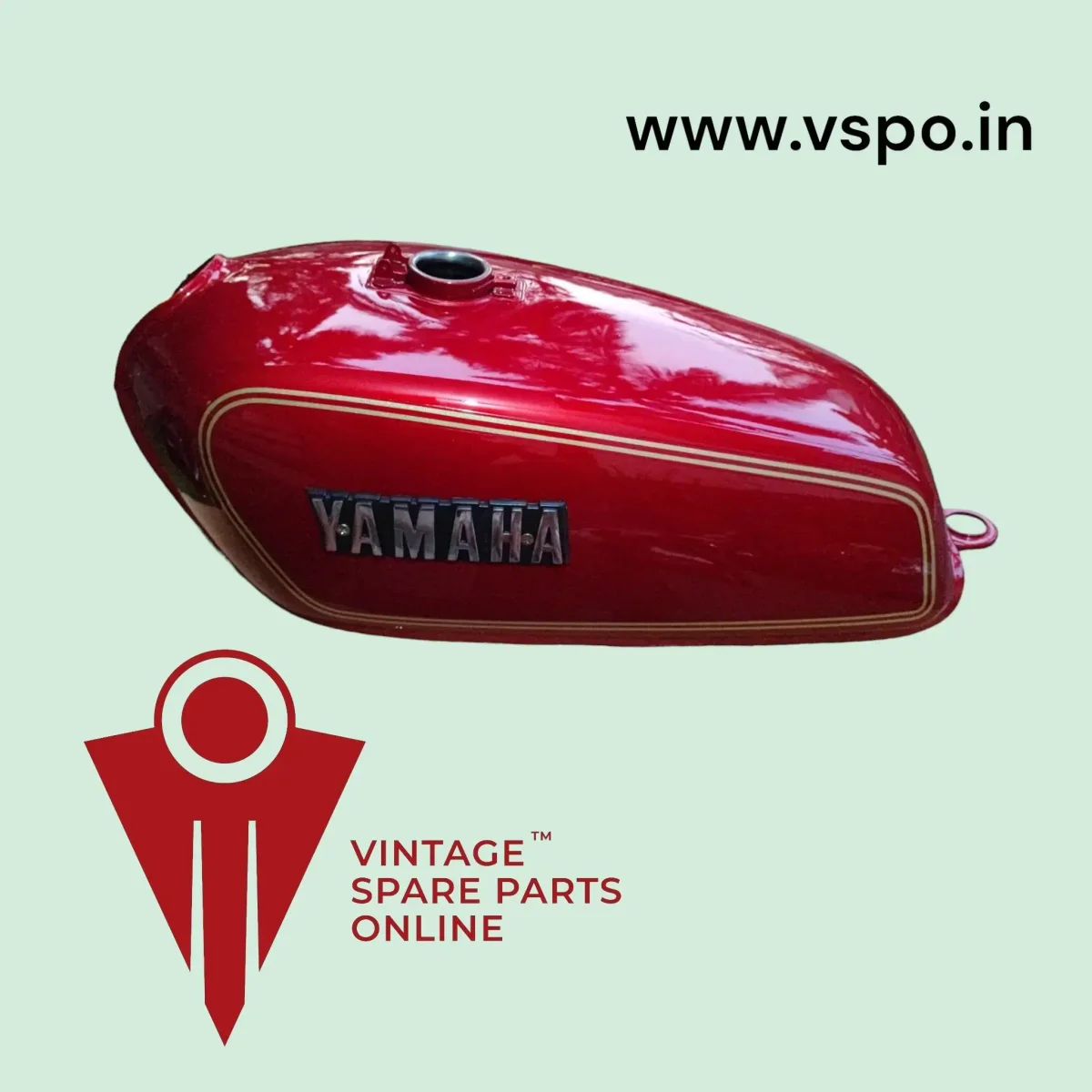 RED PETROL TANK SET FOR YAMAHA RX100