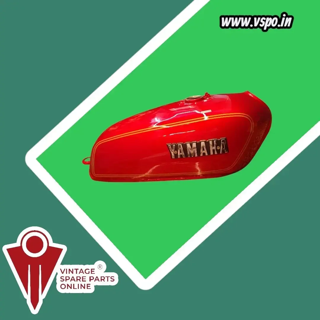 RED PETROL TANK SET FOR YAMAHA RX100 2