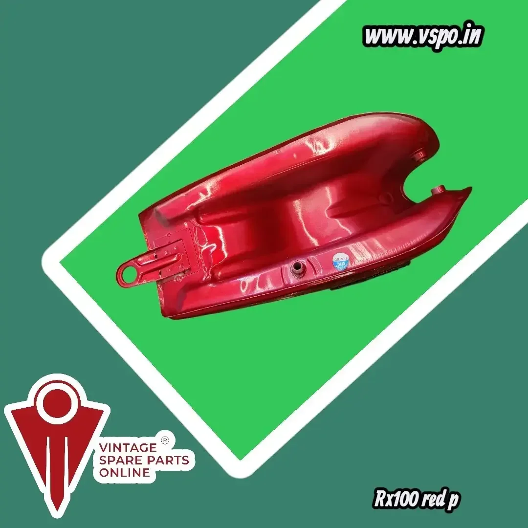 RED PETROL TANK SET FOR YAMAHA RX100 3