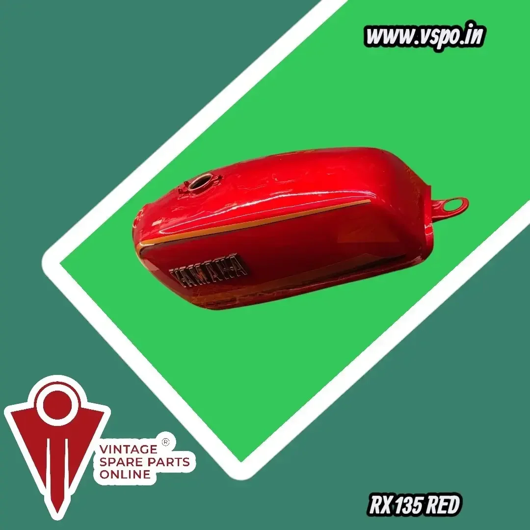 RED PETROL TANK SET FOR YAMAHA RX135 2