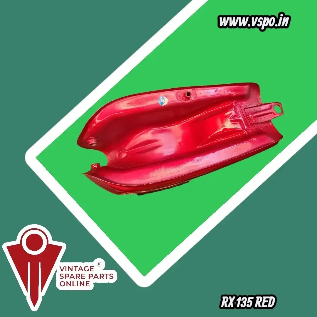 RED PETROL TANK SET FOR YAMAHA RX135 3