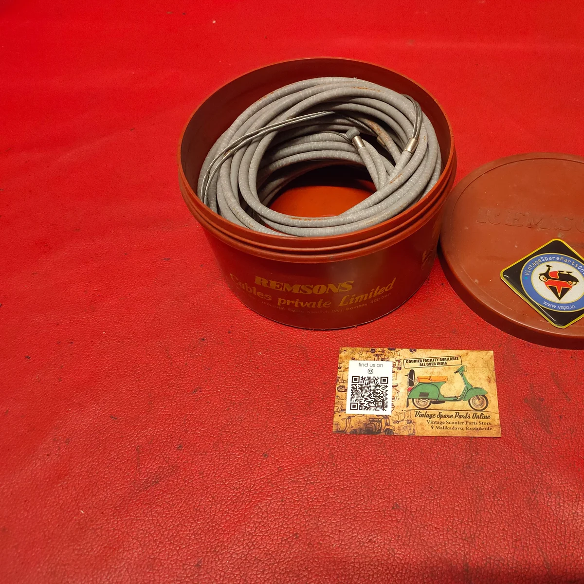REMSONS BRAND CABLE KIT FOR LAMBRETTA