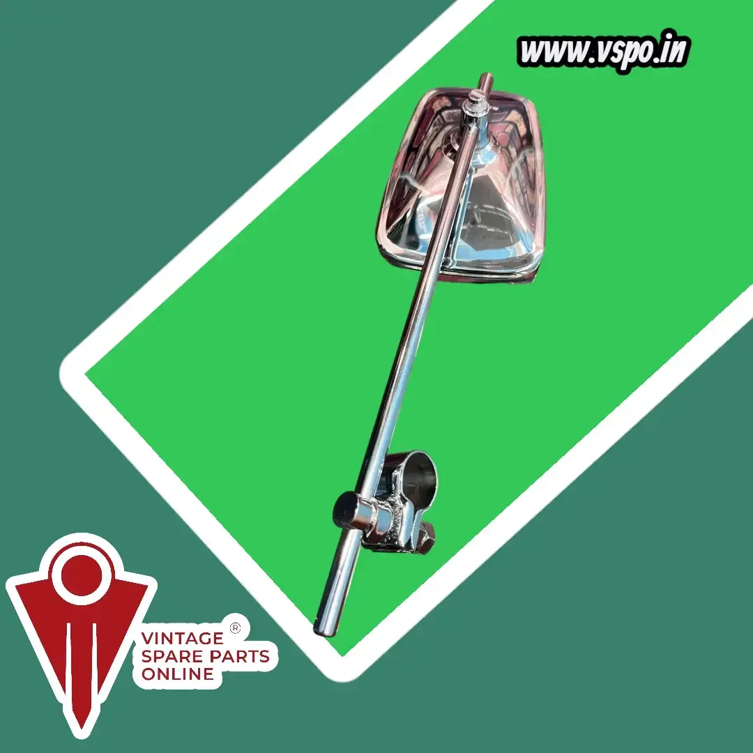 ROD TYPE RECTANGLE MIRROR 1 PIECE FOR YEZDI JAWA ENFIELD