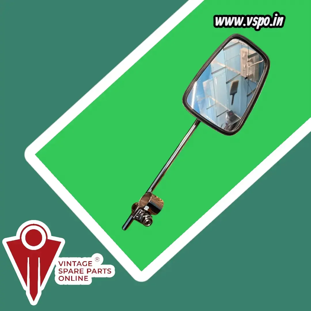 ROD TYPE RECTANGLE MIRROR 1 PIECE FOR YEZDI JAWA ENFIELD 3