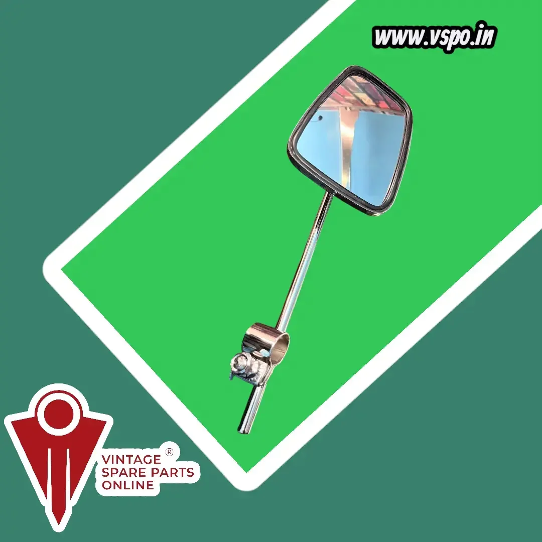 ROD TYPE RECTANGLE MIRROR 1 PIECE FOR YEZDI JAWA ENFIELD 4