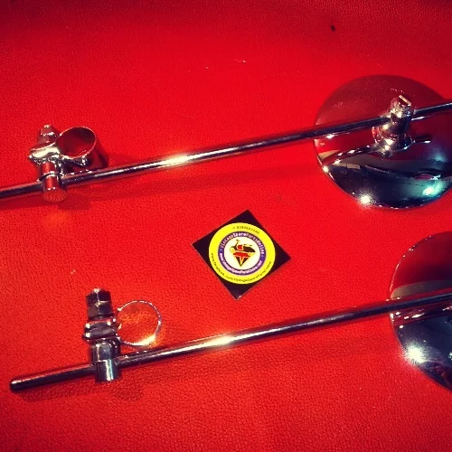 ROD TYPE ROUND MIRROR SET OF 2 FOR YEZDI JAWA ENFIELD