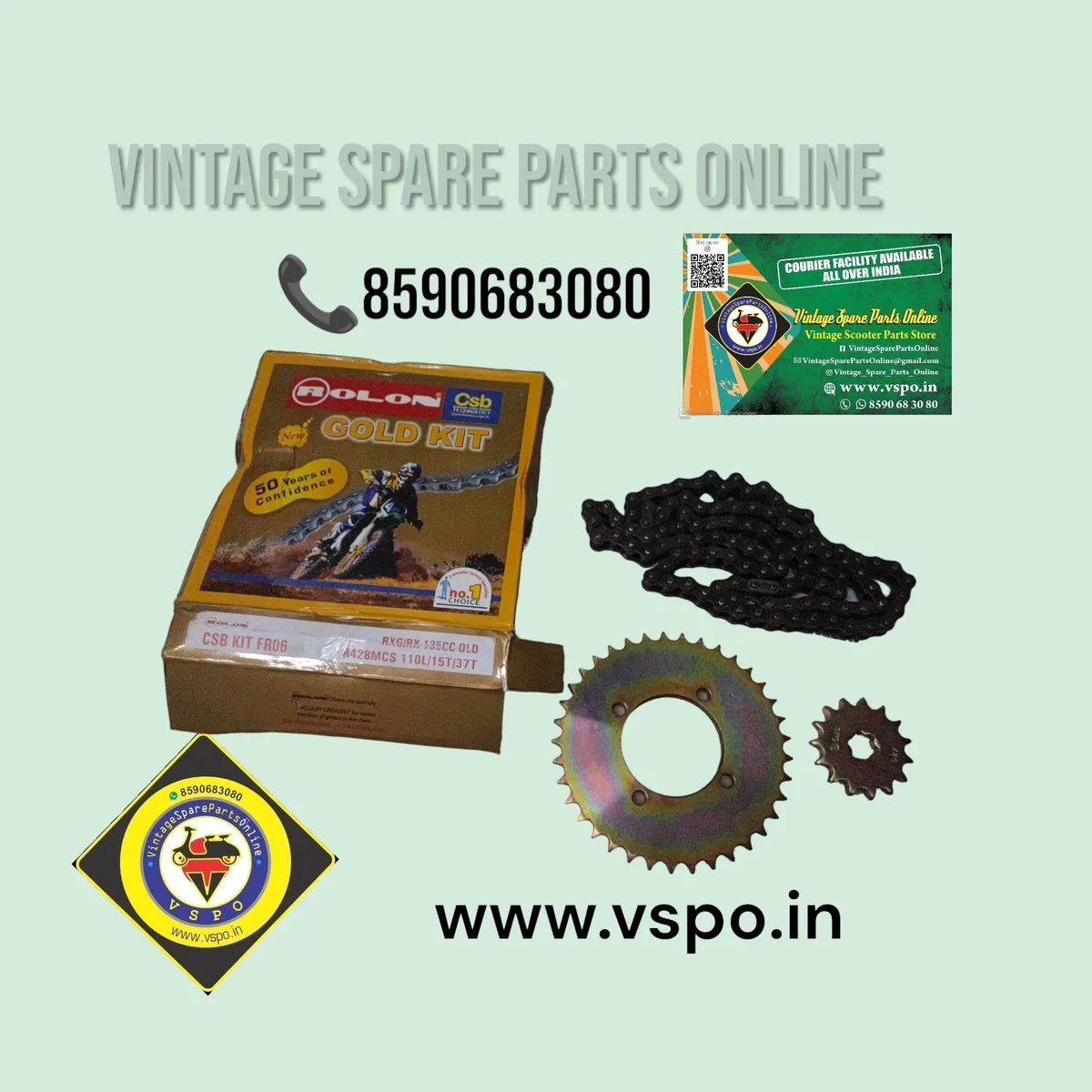 ROLON BRAND CHAIN SPROCKET KIT FOR RXG RX135
