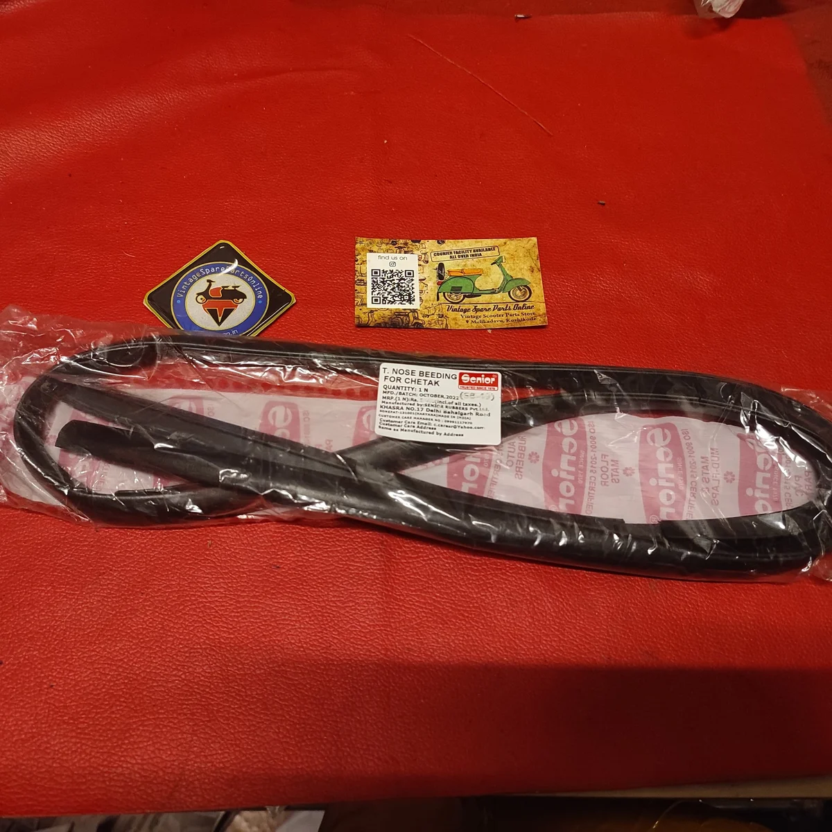 SENIOR BRAND T NOSE 8 CUT RUBBER FOR CHETAK