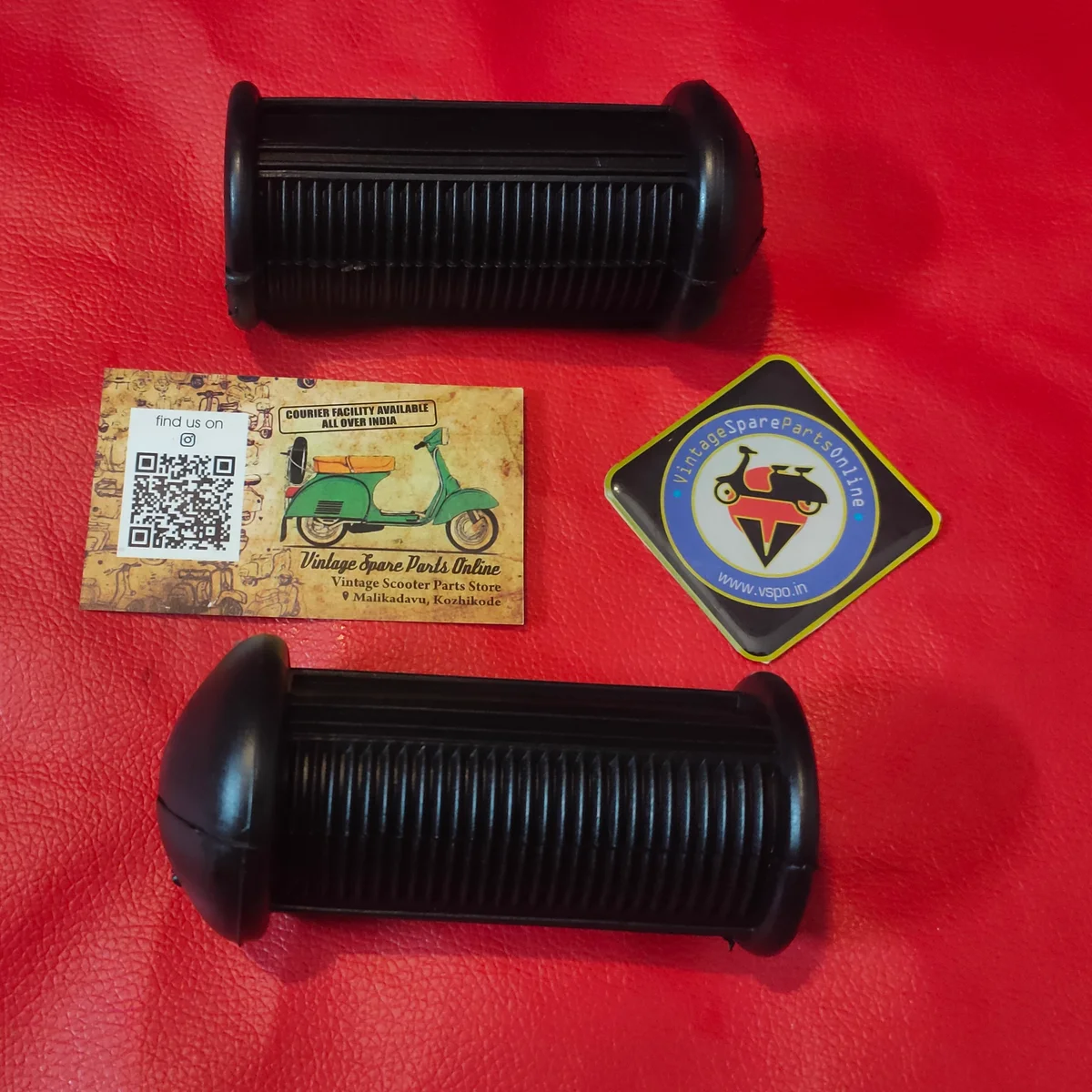 SENIOR BRAND THIN DESIGN FRONT FOOT REST RUBBER FOR ENFIELD