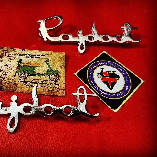 SIDE PANEL PLASTIC LOGO FOR RAJDOOT