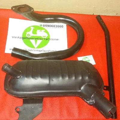 SILENCER SET FOR LAMBRETTA LAMBY