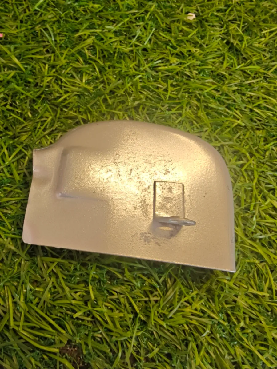 Silver painted gear changer cover for chetak
