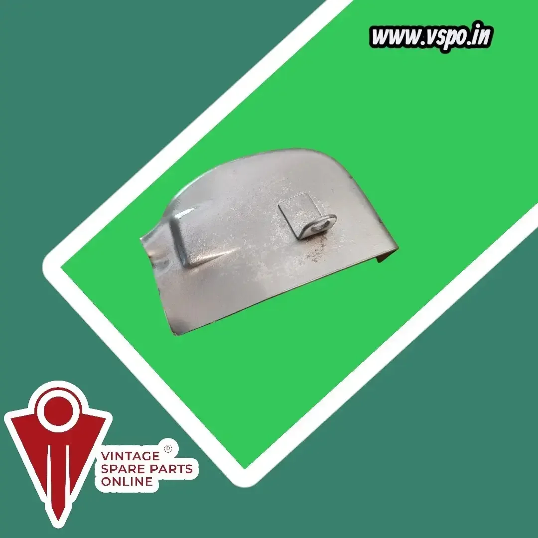 Silver painted gear changer cover for chetak 2