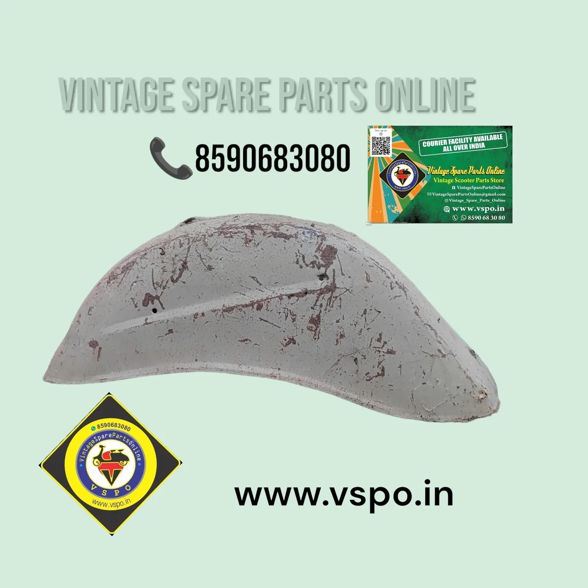 SINGLE LINE TYPE MUDGAURD FOR BAJAJ SUPER FE