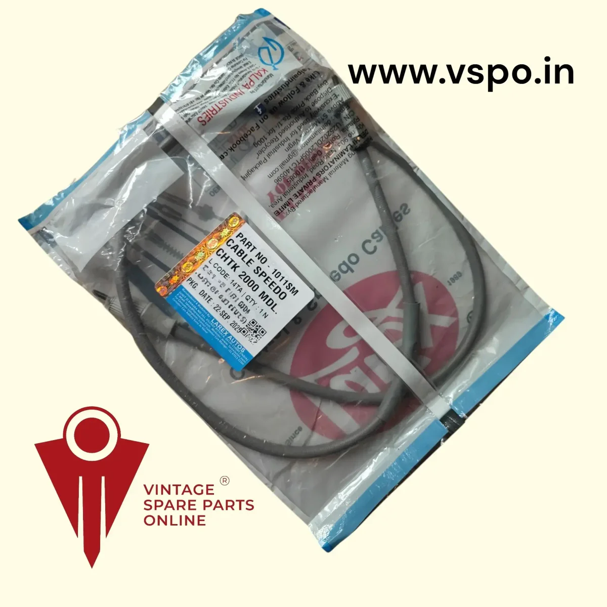 Speedo meter cable for 2000 model chetak