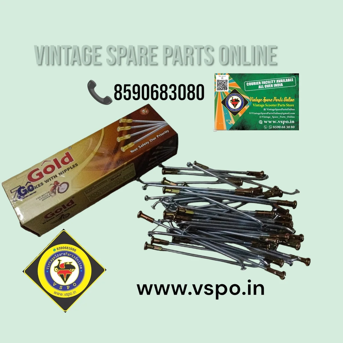 SPOKE SET FOR YEZDI (36NOS)