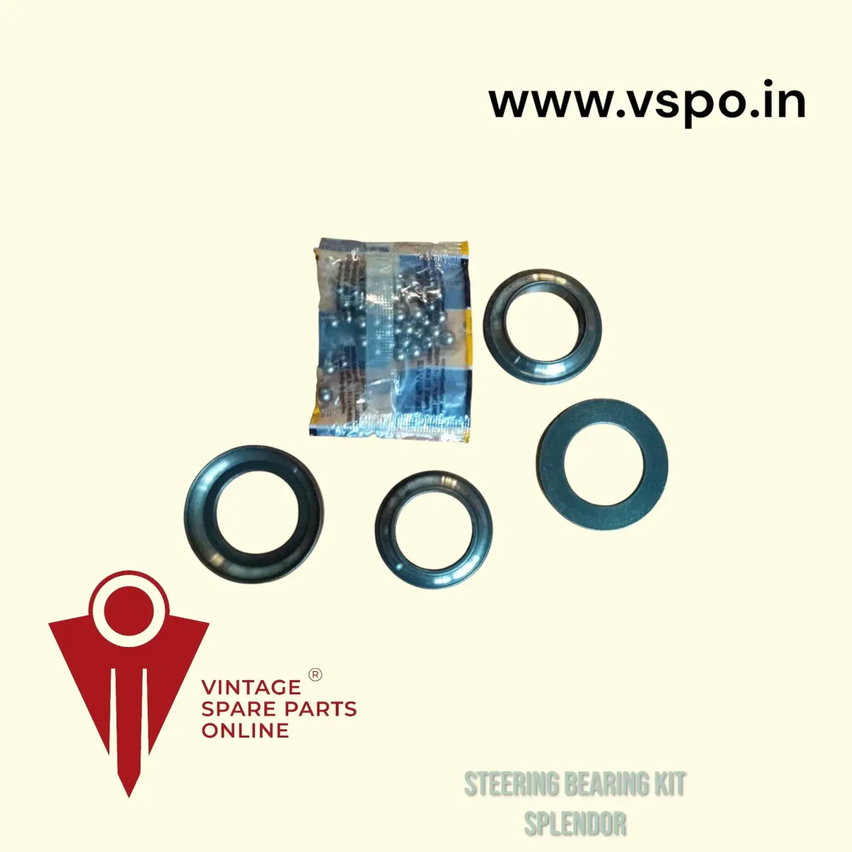 Steering bearing kit for hero honda cd100, splendor