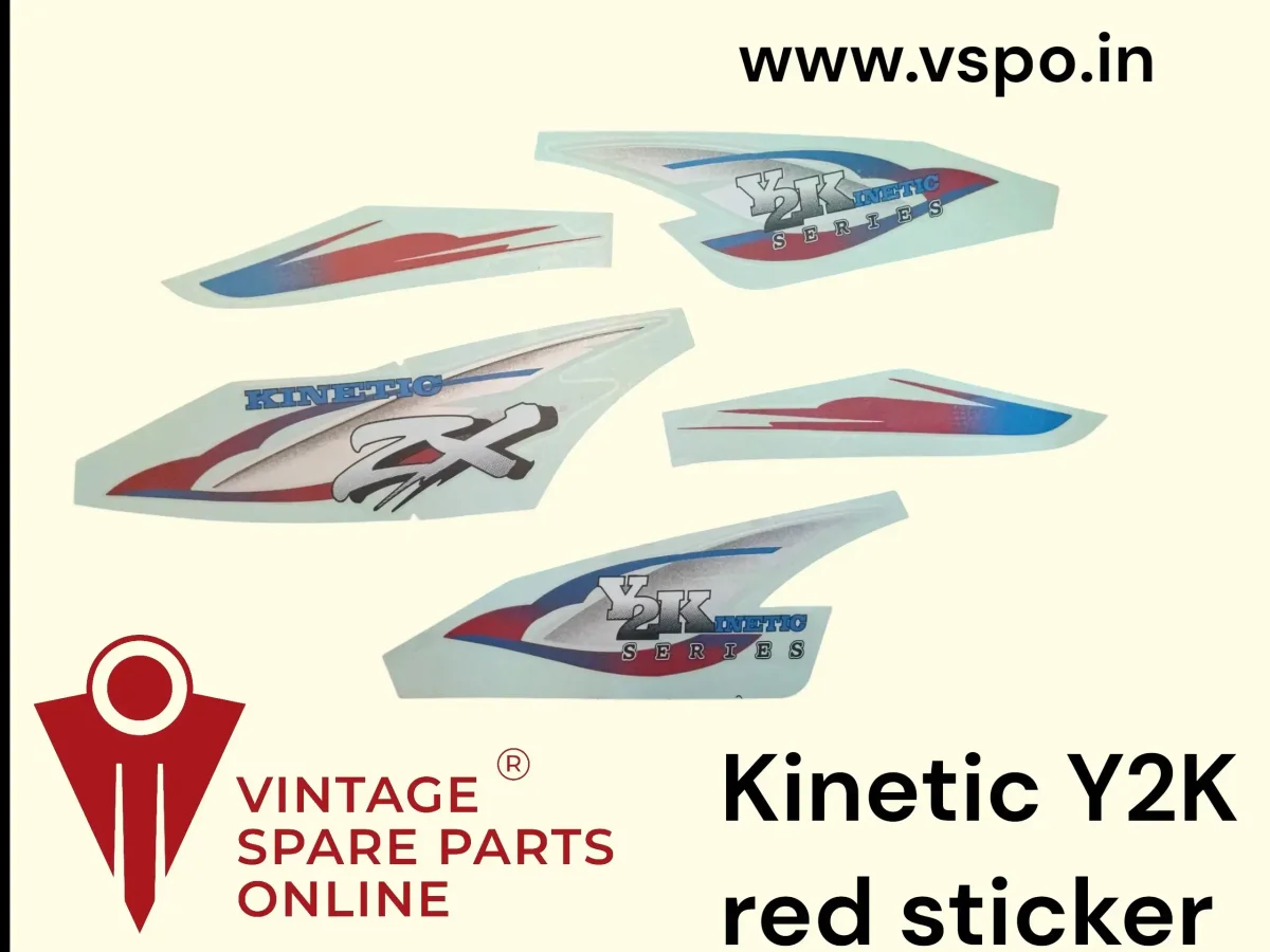 Sticker set for kinetic y2k red sticker