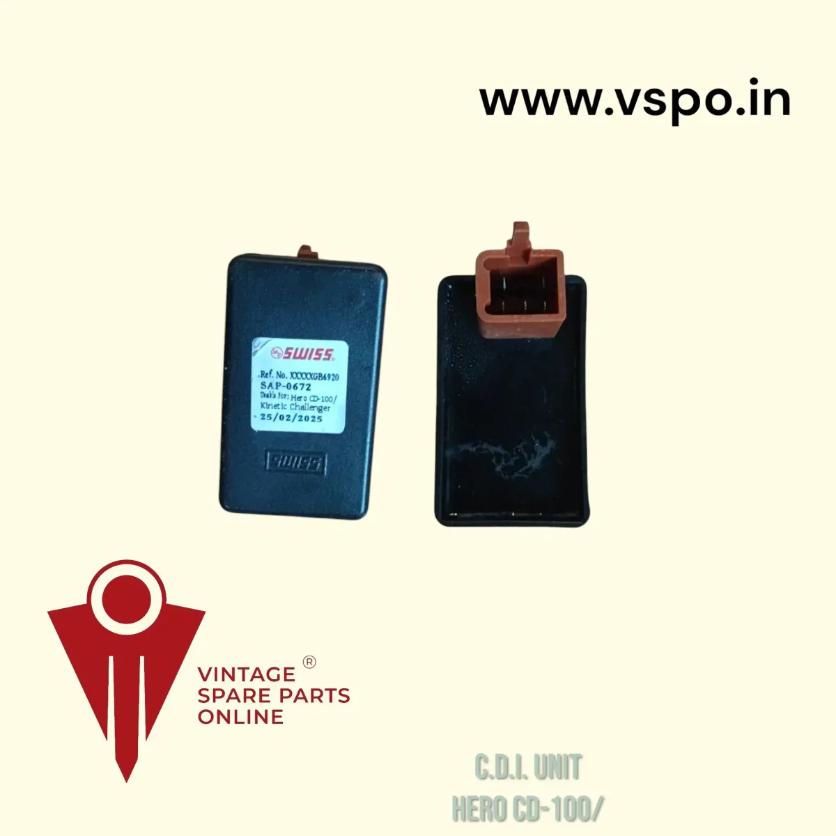 Swiss brand cdi unit for hero honda cd100ss