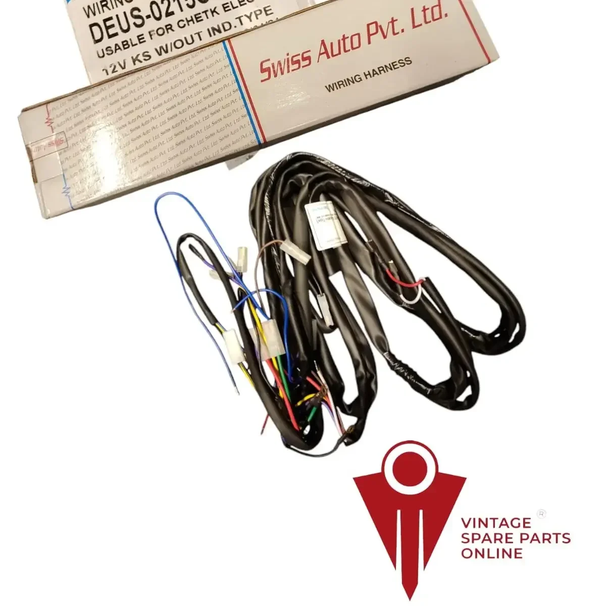 Swiss Brand Wiring Harness (0215C) For Chetak 12v With Out Indicator 2
