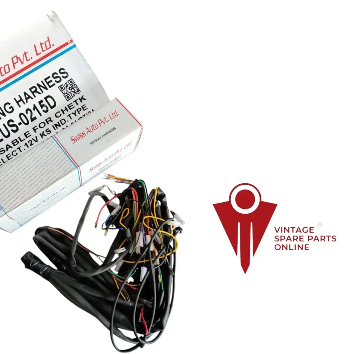 Swiss Brand Wiring Harness(0215D) For Chetak 12v Indicator Type