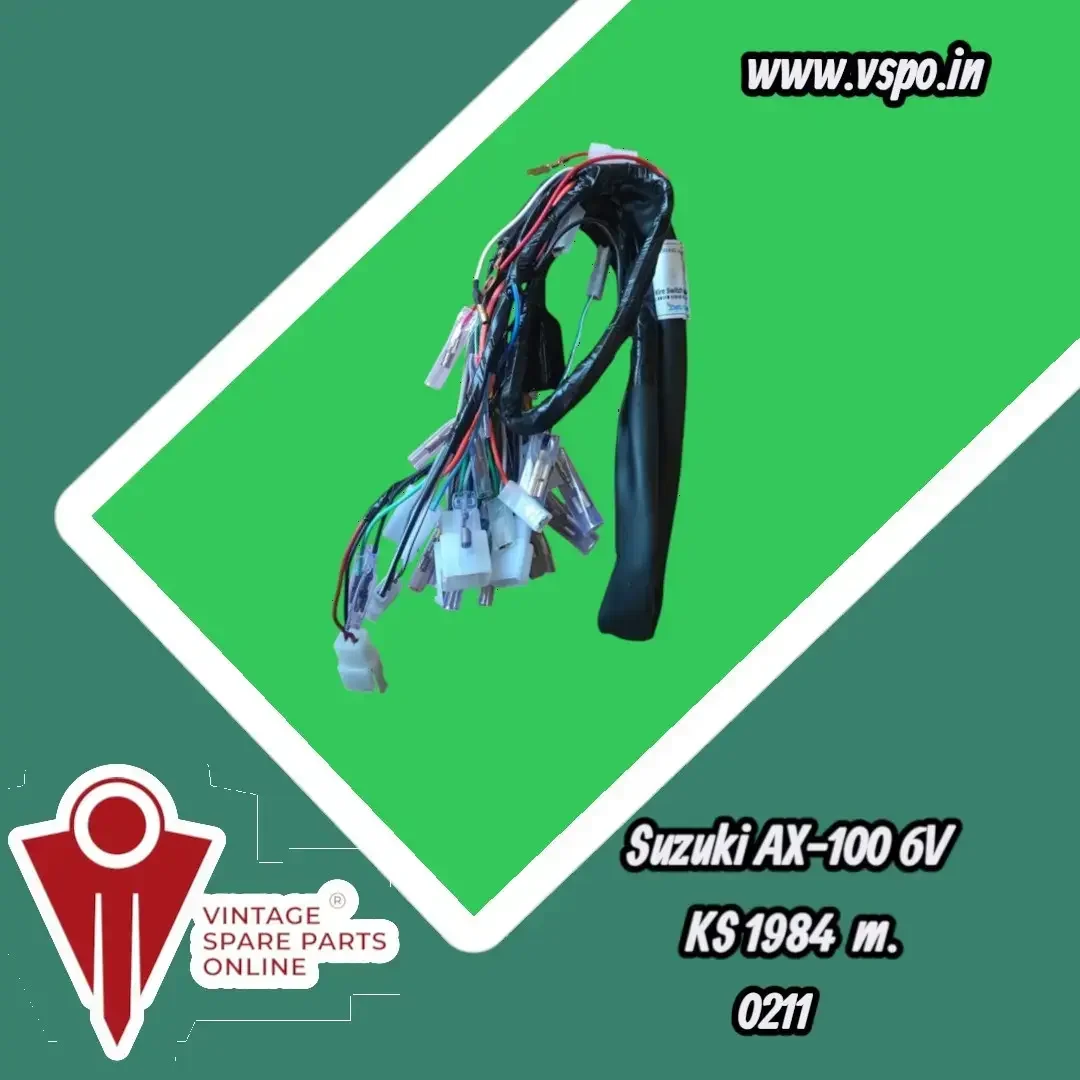 Swiss wiring harness (0211) for suzuki Ax100 6v ks 1984 model