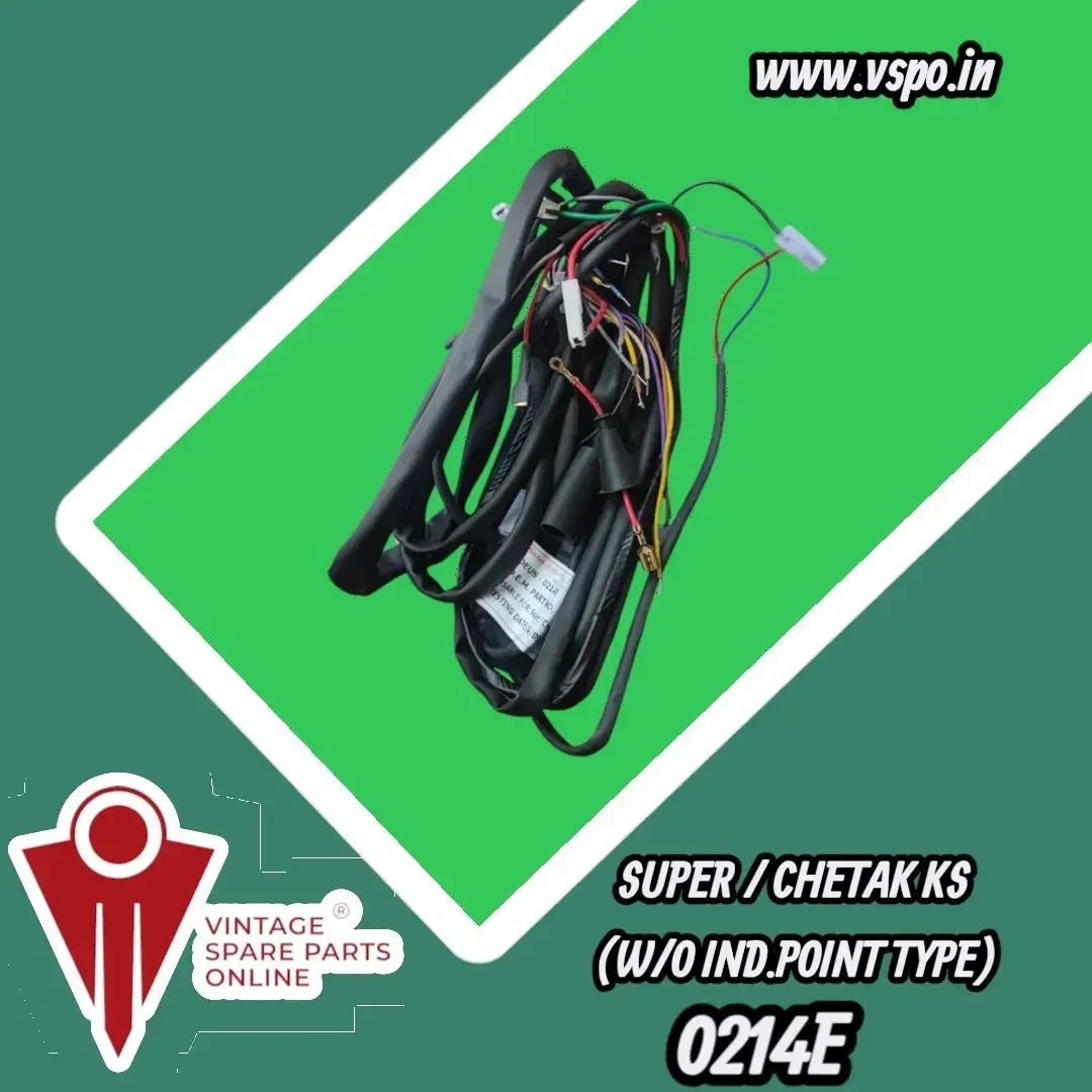 Swiss wiring harness (0214E) for super / chetak KS (with out indicator point)