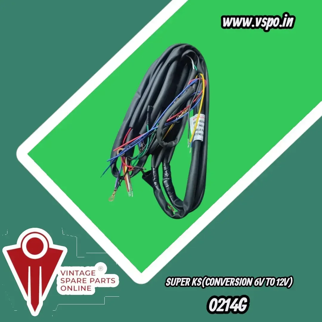 Swiss wiring harness (0214G) for super KS (conversion 6v to 12v)