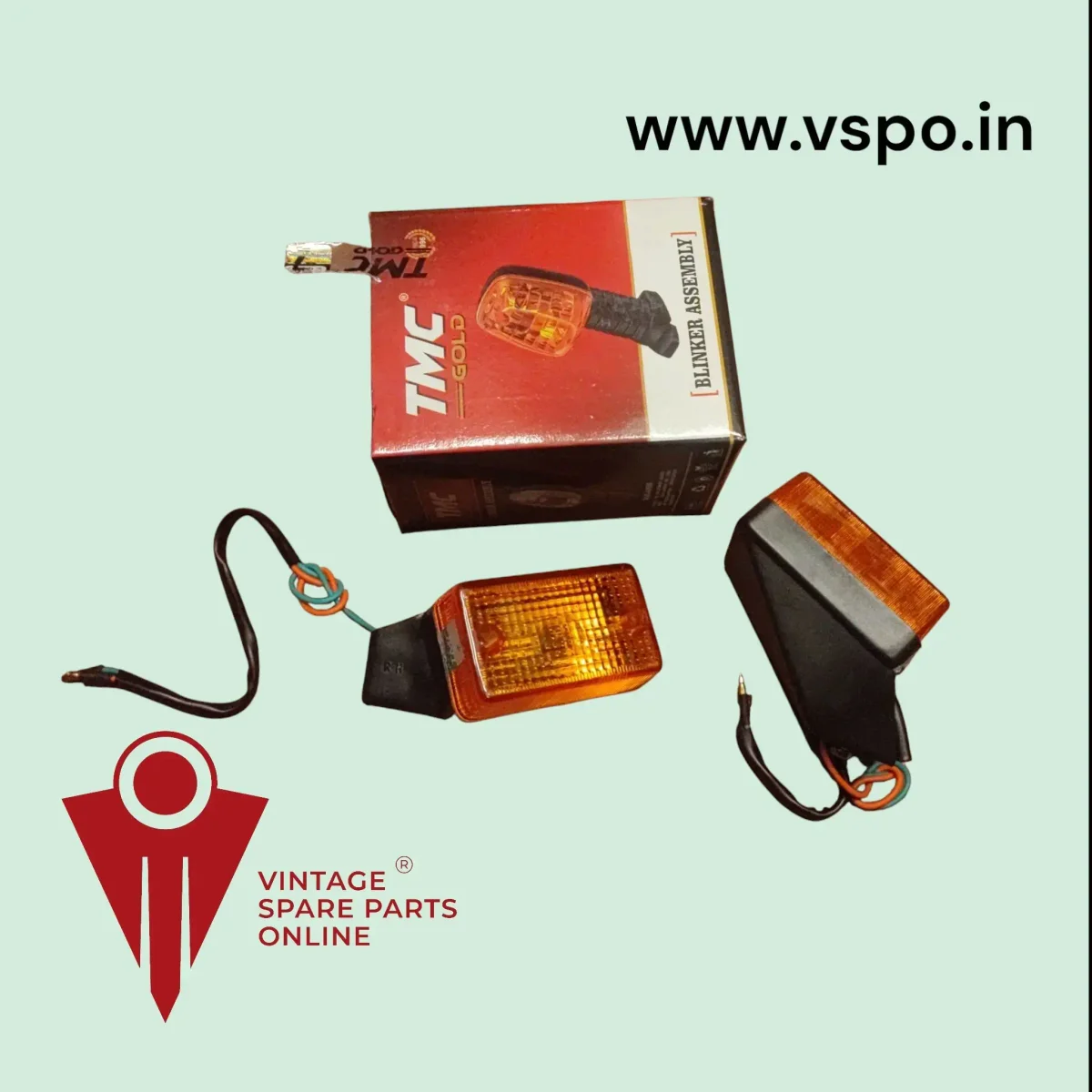 TMC Brand front indicator set for bajaj m80
