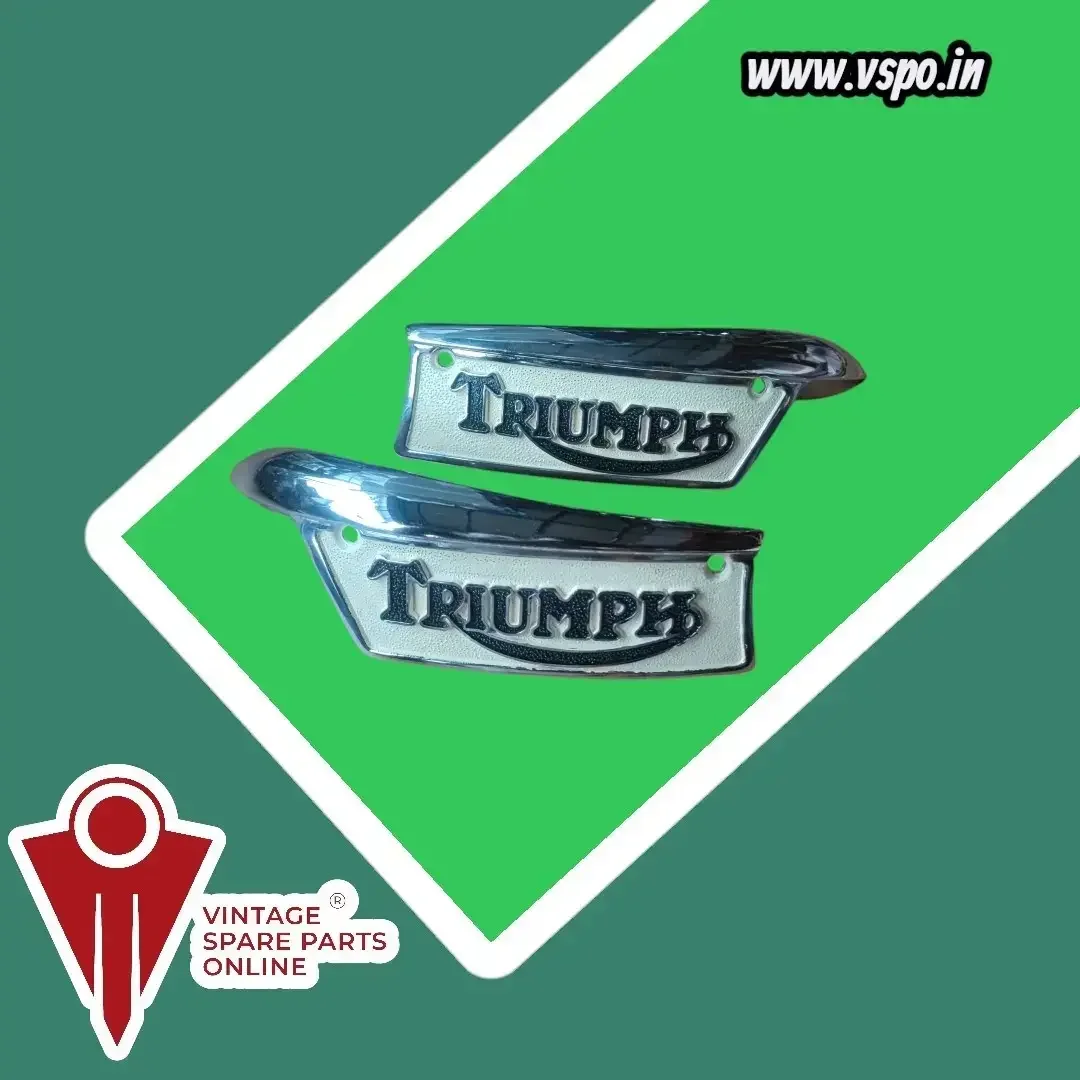 Trimph petrol tank Badge set