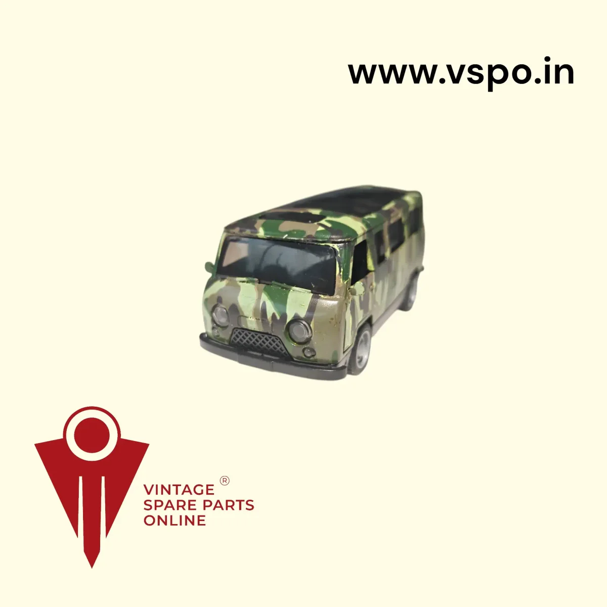 UAZ-452 Bukhanka Dark green 1:36 military mini bus