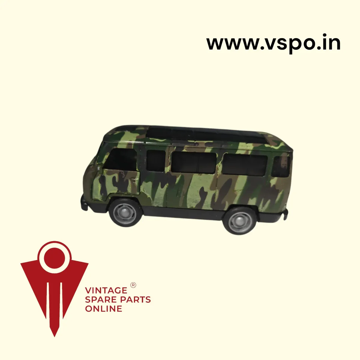 UAZ-452 Bukhanka Dark green 1:36 military mini bus 2