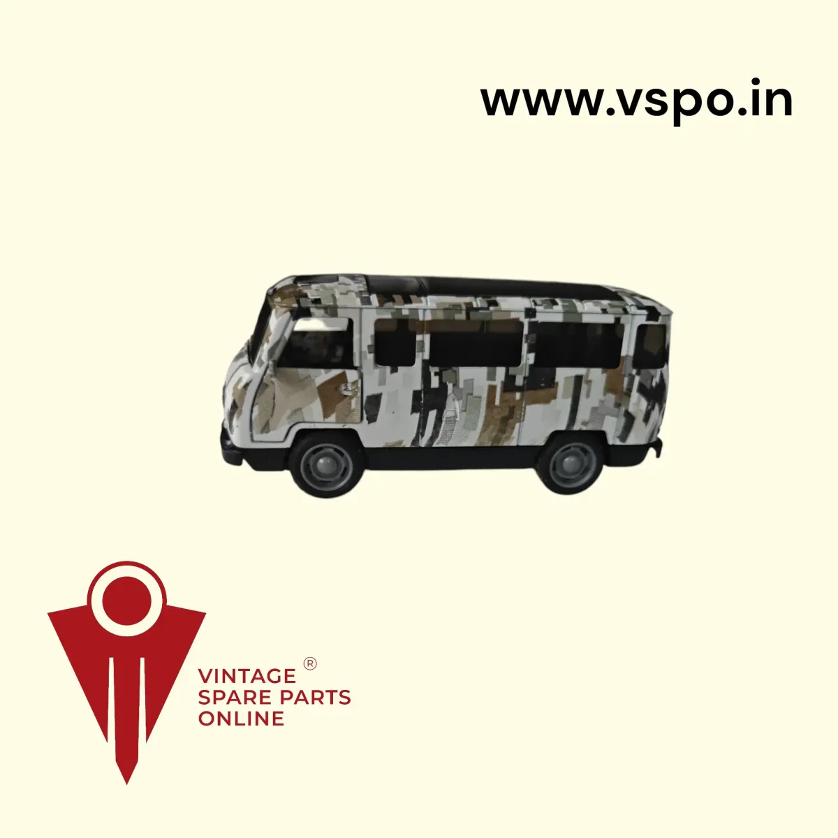 UAZ-452 Bukhanka Dark white 1:36 military mini bus 2