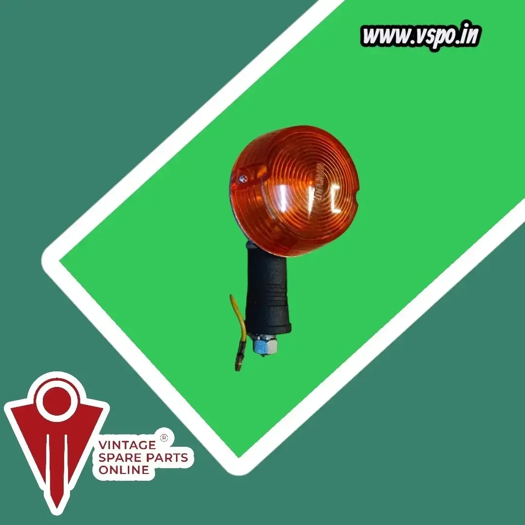 UNA MAN chrome indicator 1 piece for yezdi