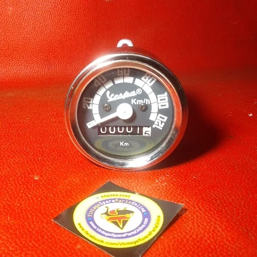 VESPA WRITTEN ROUND SPEEDO METER FOR VESPA 150 PRIYA SUPER BAJAJ150