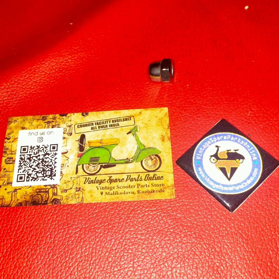 WHEEL DISC 1 PIECE CUP NUT FOR BAJAJ CHETAK VESPA LAMBRETTA 2