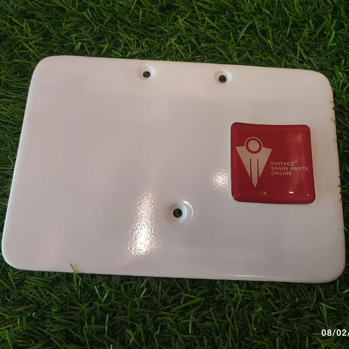 WHITE NUMBER PLATE FOR OLD MODEL CHETAK