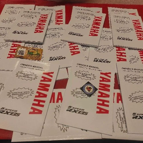 YAMAHA RX135 5 SPEED OWNER'S MANUAL BOOK 3