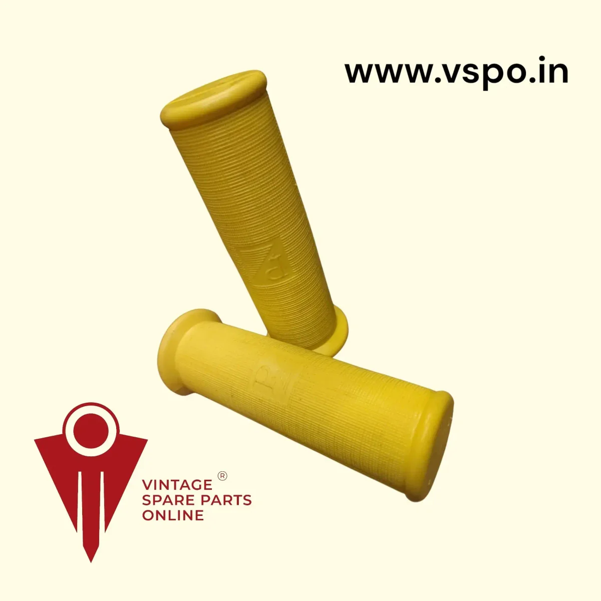 Yellow piaggio grip for vespa