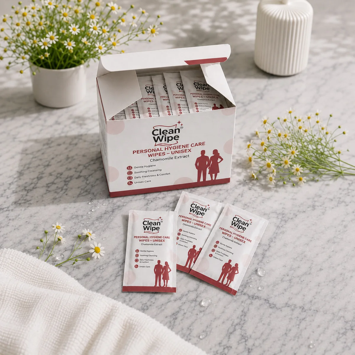 Unisex Personal Hygiene Wet Wipes
