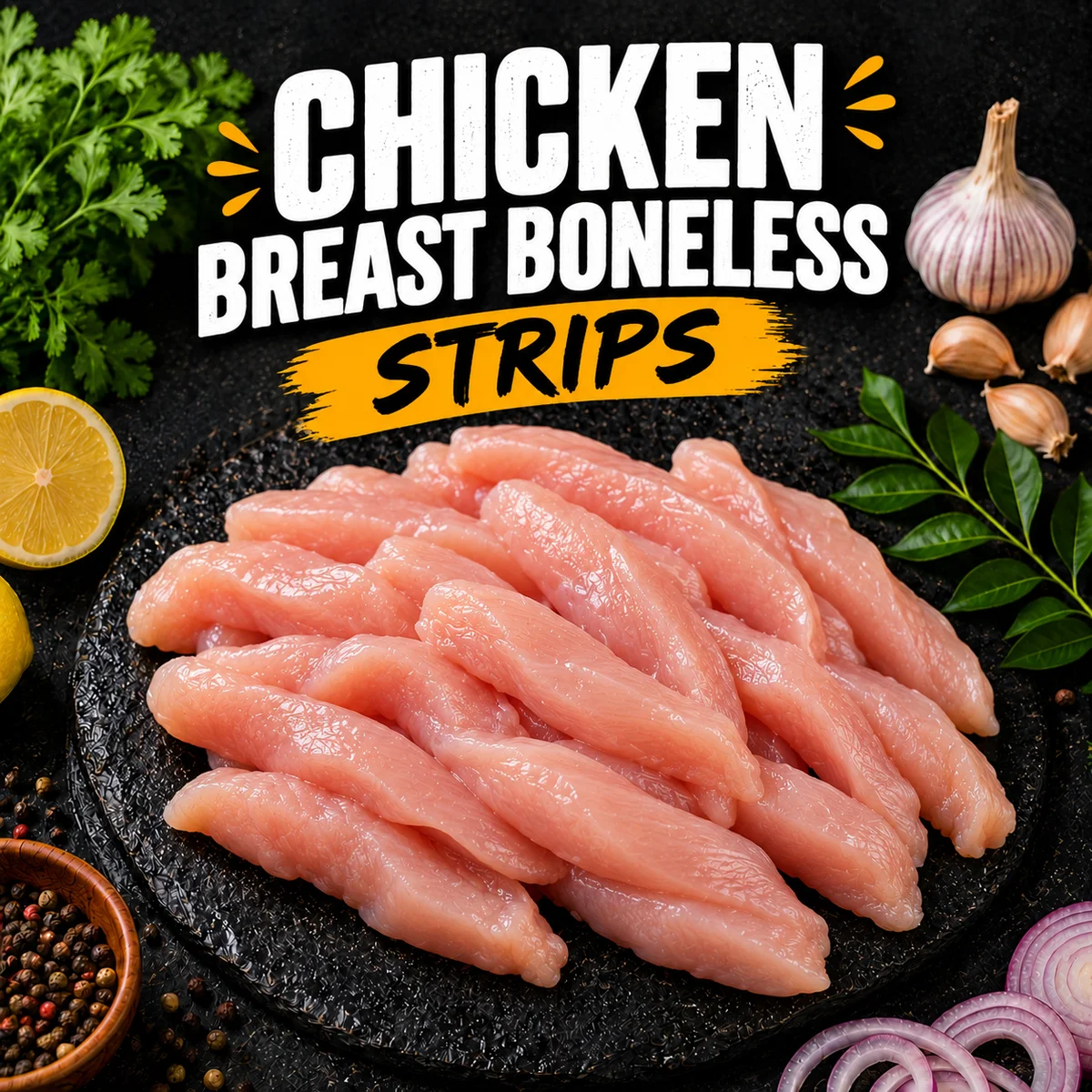 Chicken Breast Boneless - Strip