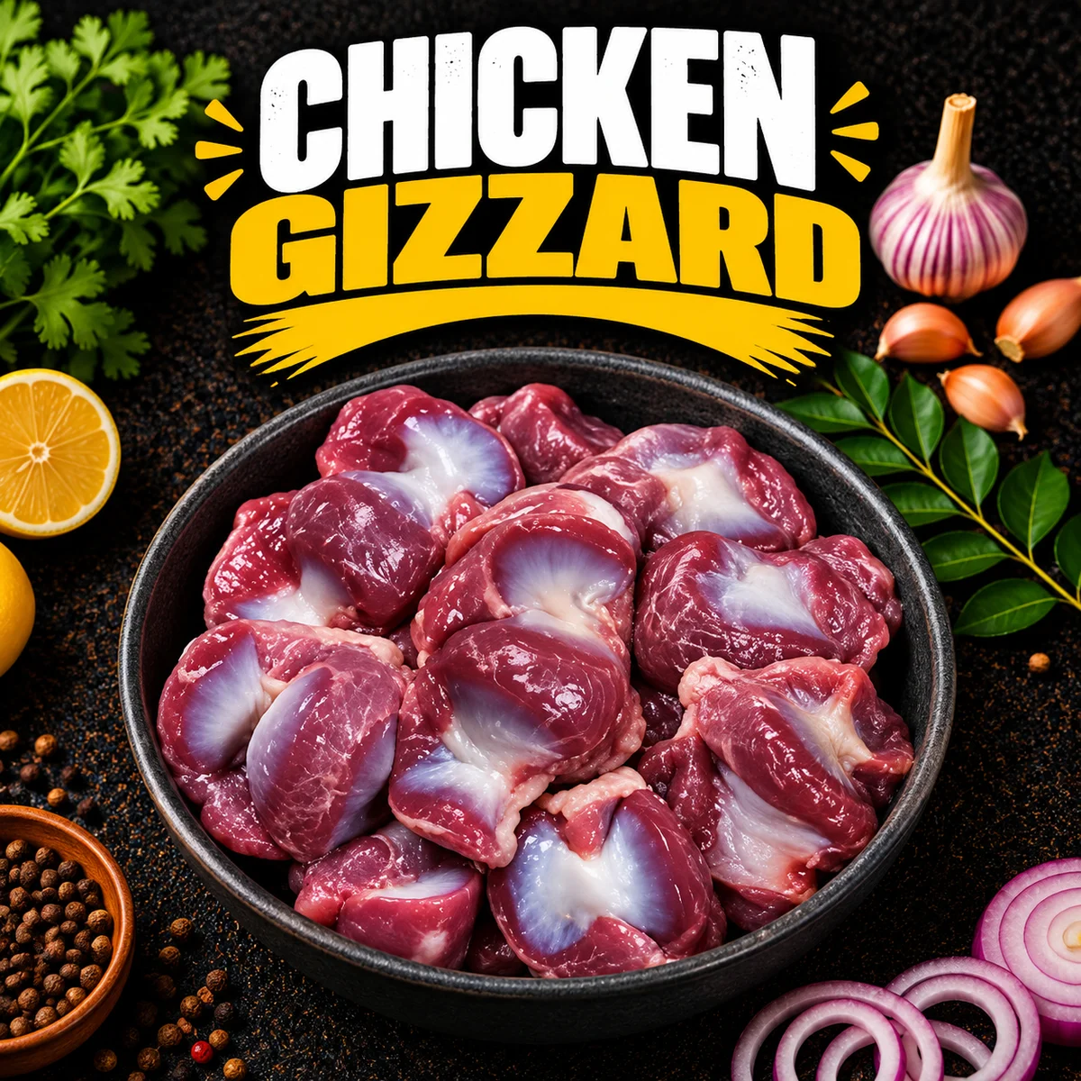 Chicken Gizzard - Lahm Fresh