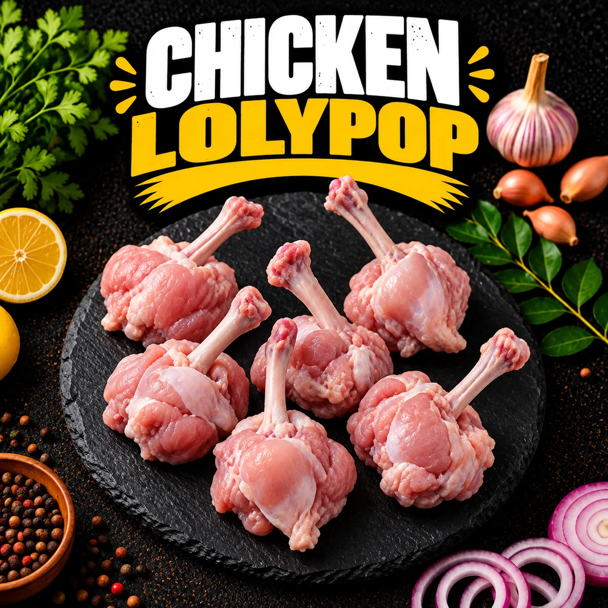 Chicken Lollipop - Lahm Fresh