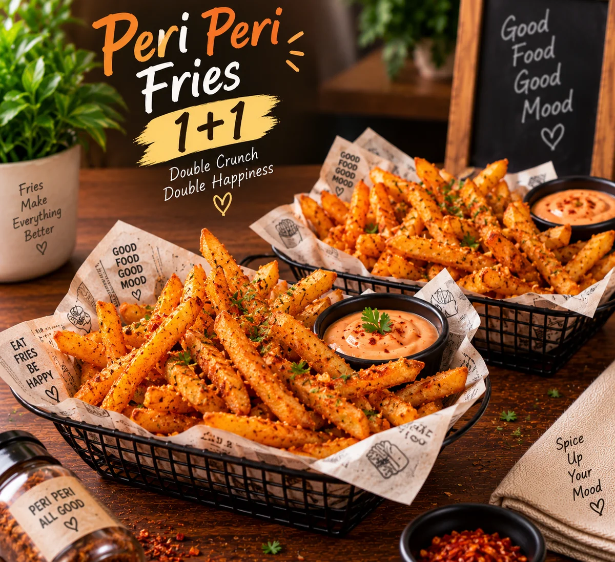 1+1 Peri Peri Fries