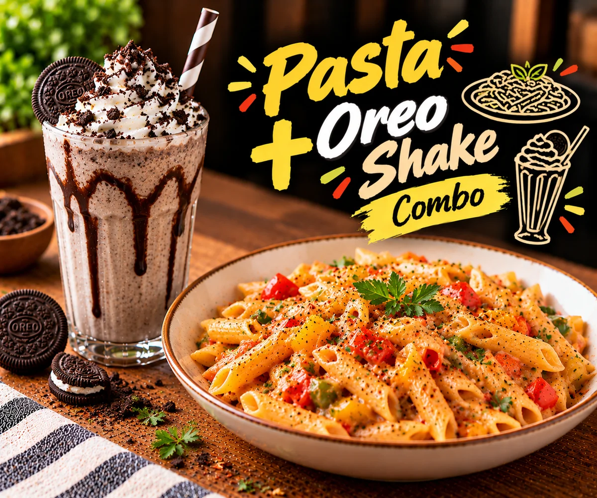 Pasta + Oreo Shake