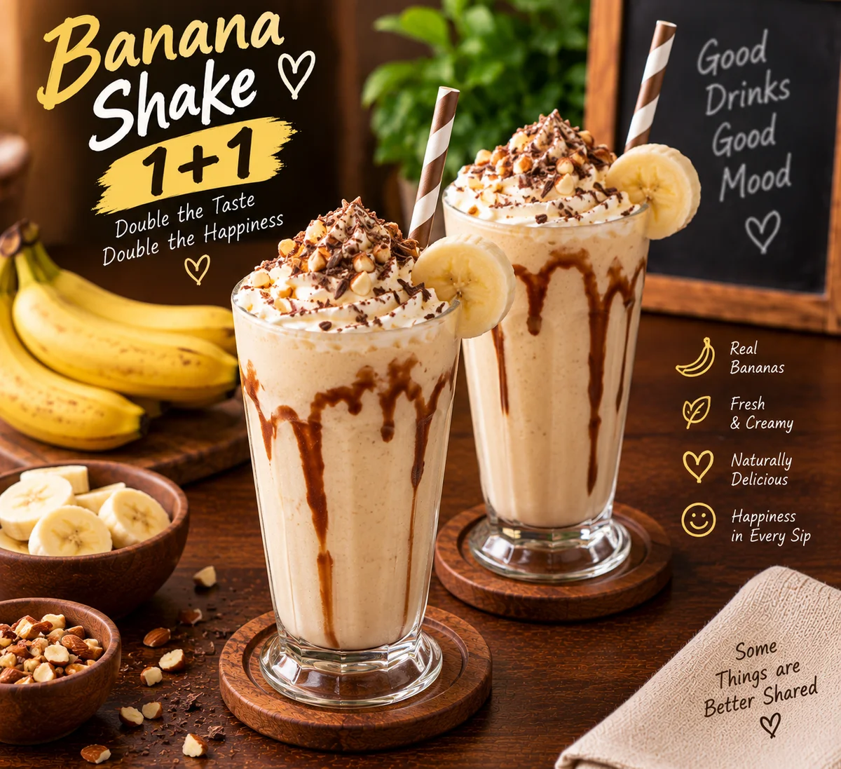 1 +1 Banana Shake