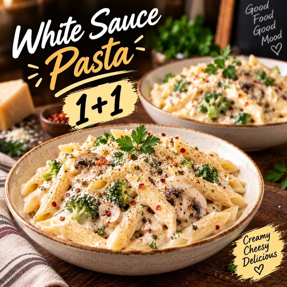 Pasta 1+1 (White/Red/Mix)