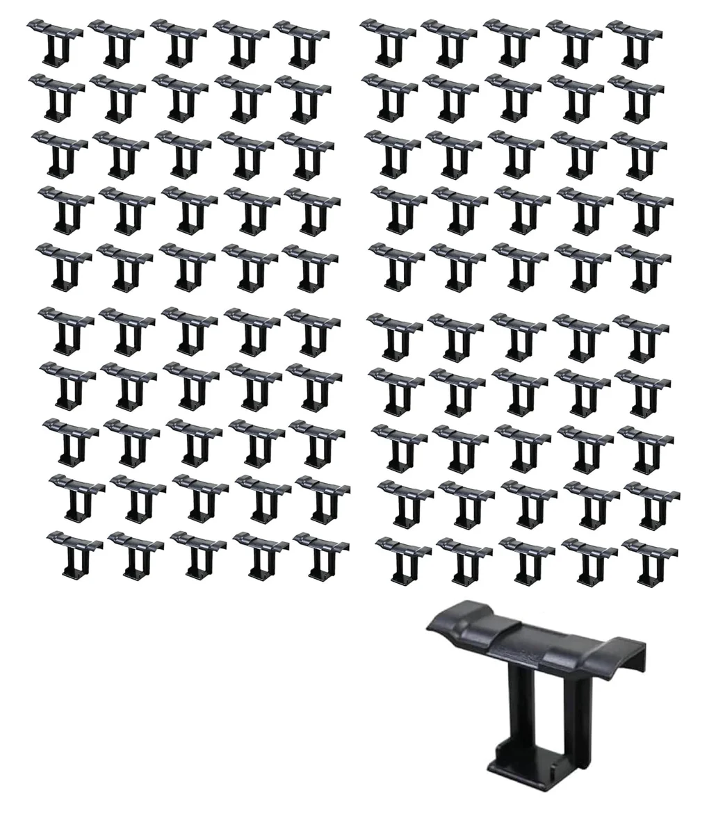 Gleditsia Solar 35mm Solar Panel Water Drainage Clip | Heavy-Duty Water Drainage Clamp | Anti-Water Accumulation Clip | 100 PCS