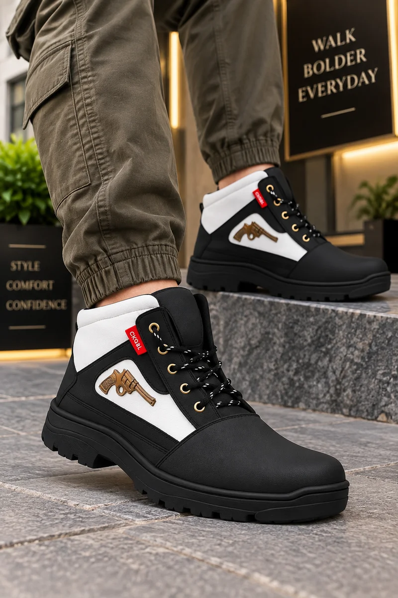 WUGO Men Black Shoe โ Maplle